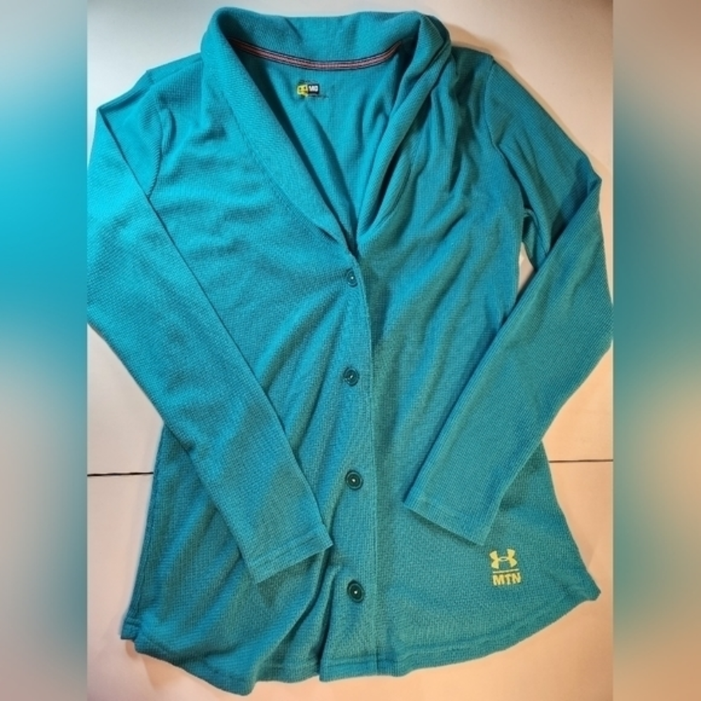 Under Armour MTN Medium Sem Fitted Recycled Polyster Button Up Long Sleeve Shirt